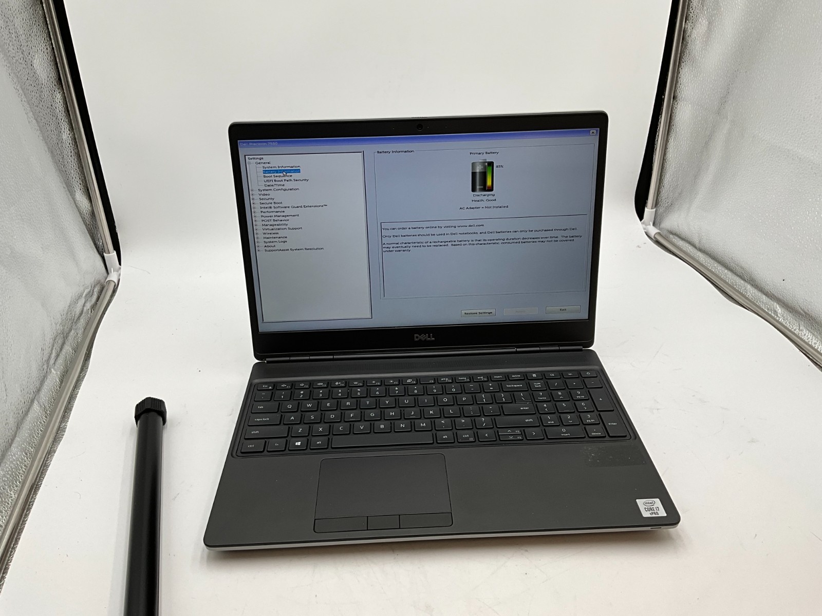DELL Precision 7550 i7-10850H 2.70gh 32gb 512gb T2000 15.6″ LAPTOP 4S729C3