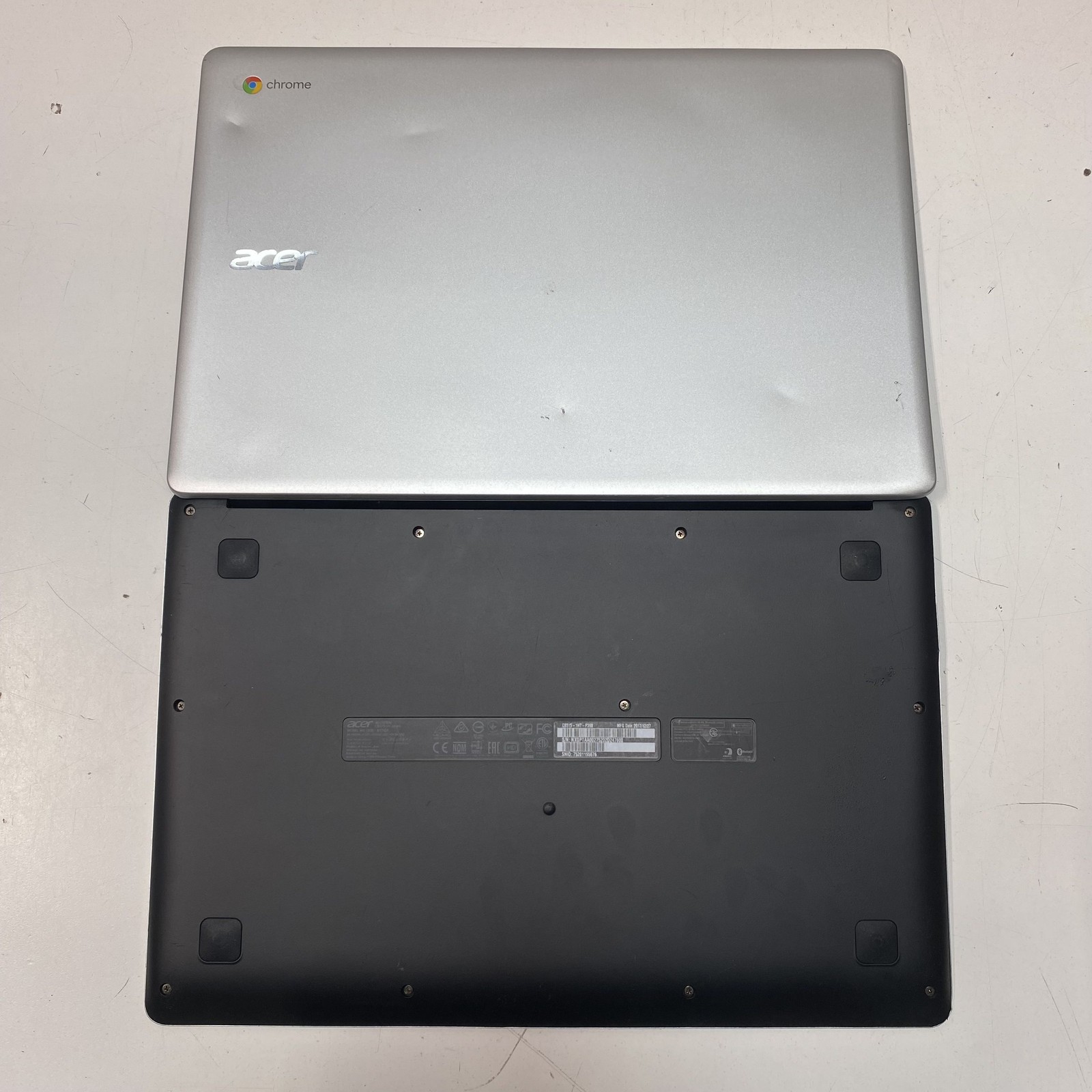 Acer Chromebook 15 CB515-1H-P39B Laptop Silver Full HD 1080p 2017