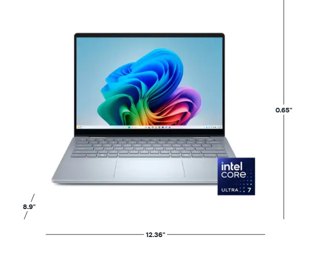 🔥 New Dell Plus 14″ 2K 2-in-1 Touch Laptop Intel Core Ultra 7 Series 2 16GB 1TB