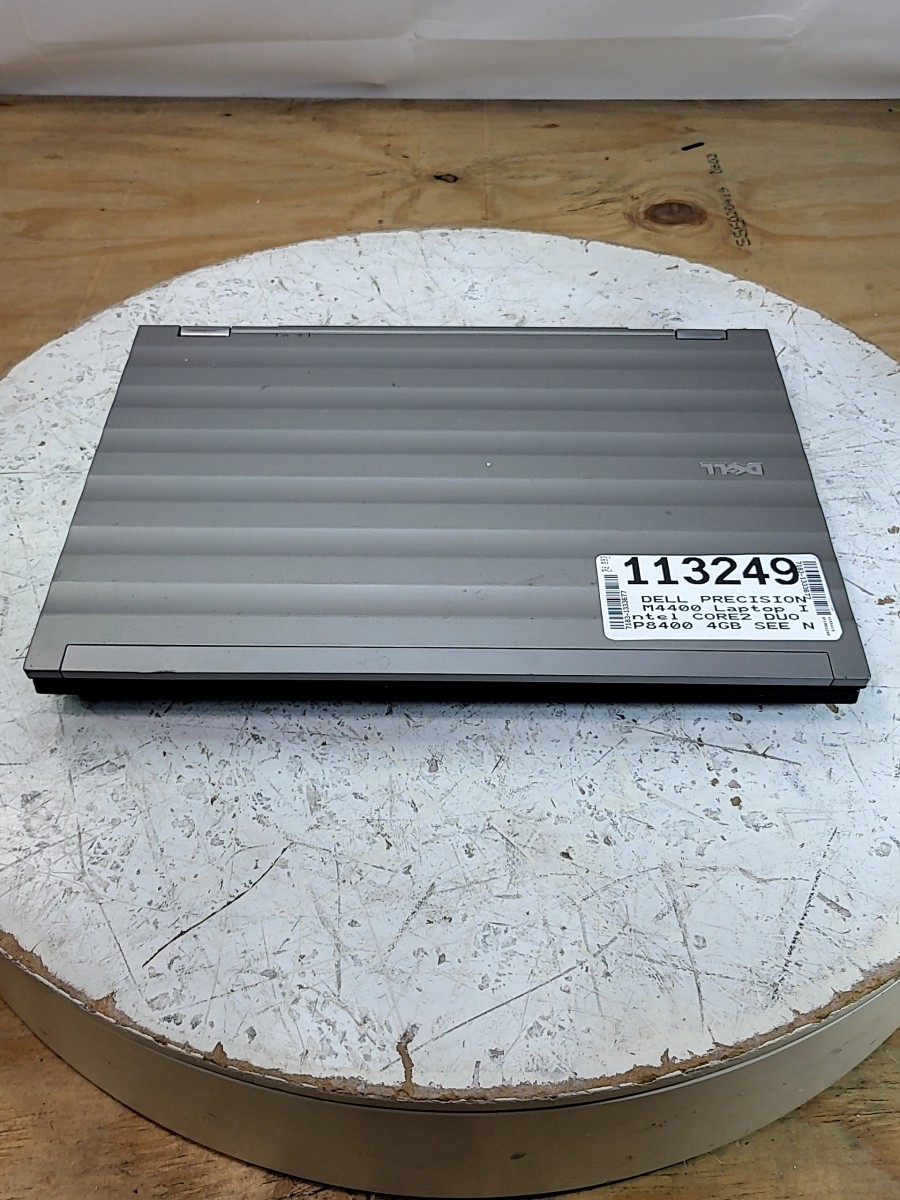DELL PRECISION M4400 Laptop Intel CORE2 DUO P8400 4GB SEE NOTES
