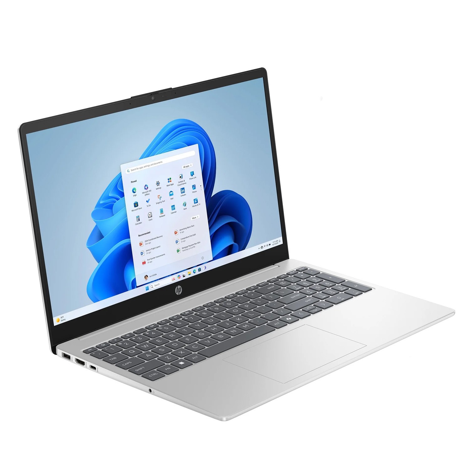 HP 15 15.6″ IPS touch laptop,AMD Ryzen 7 7730U UpTo 64GB RAM & 2TB SSD+Win11pro