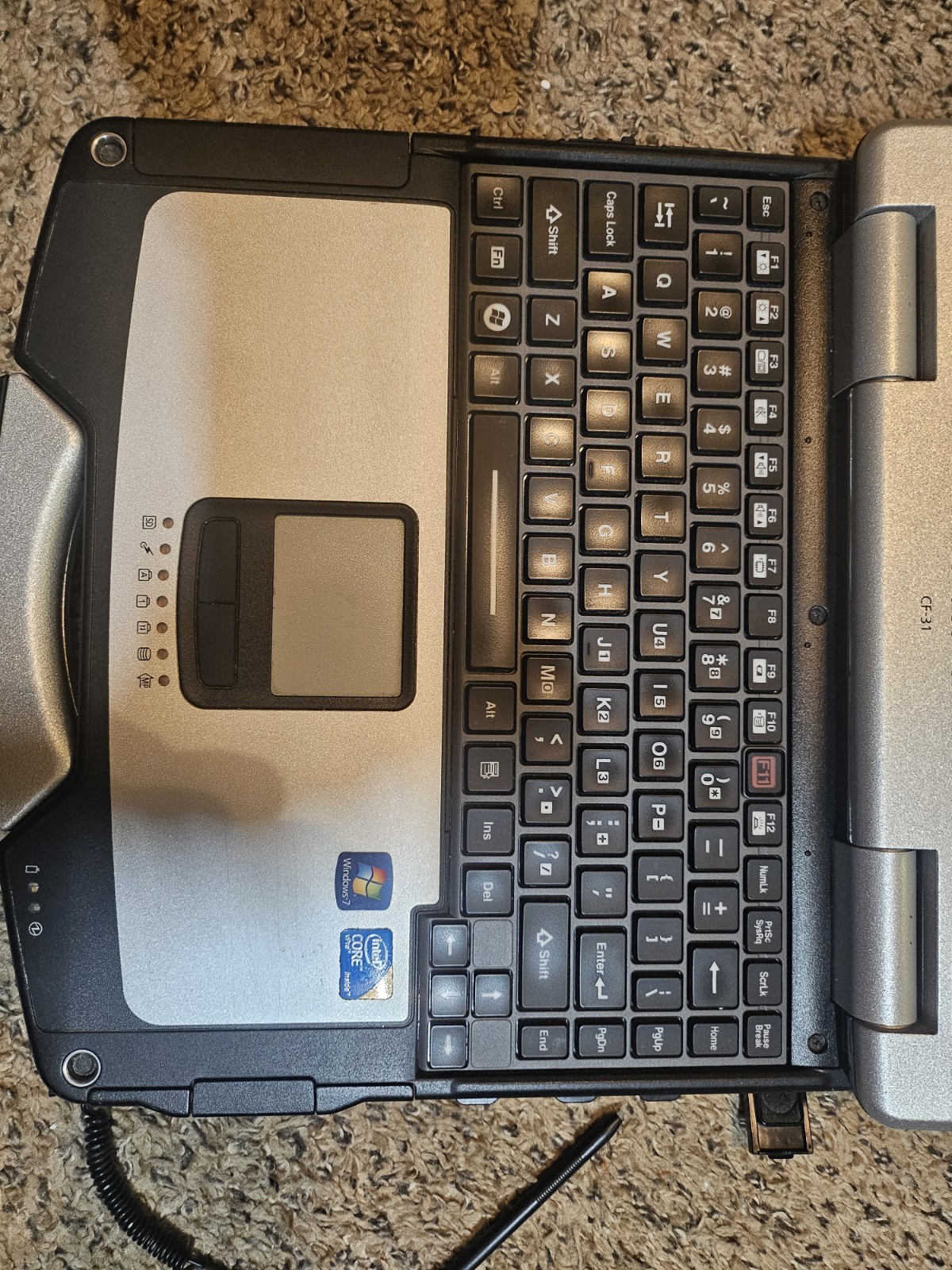 Panasonic ToughBook CF-31 Intel Core i5-M520 13″ 4gb ram works well no HDD