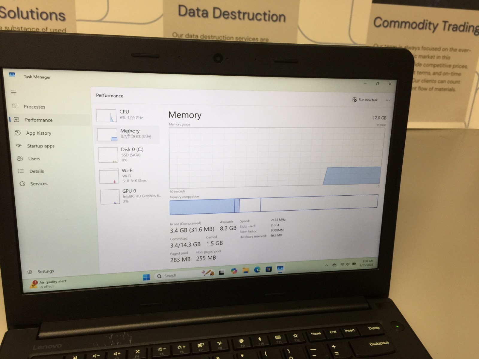 LENOVO ThinkPad E470 intel Core i5 7TH GEN 12GB RAM 120 GB SSD