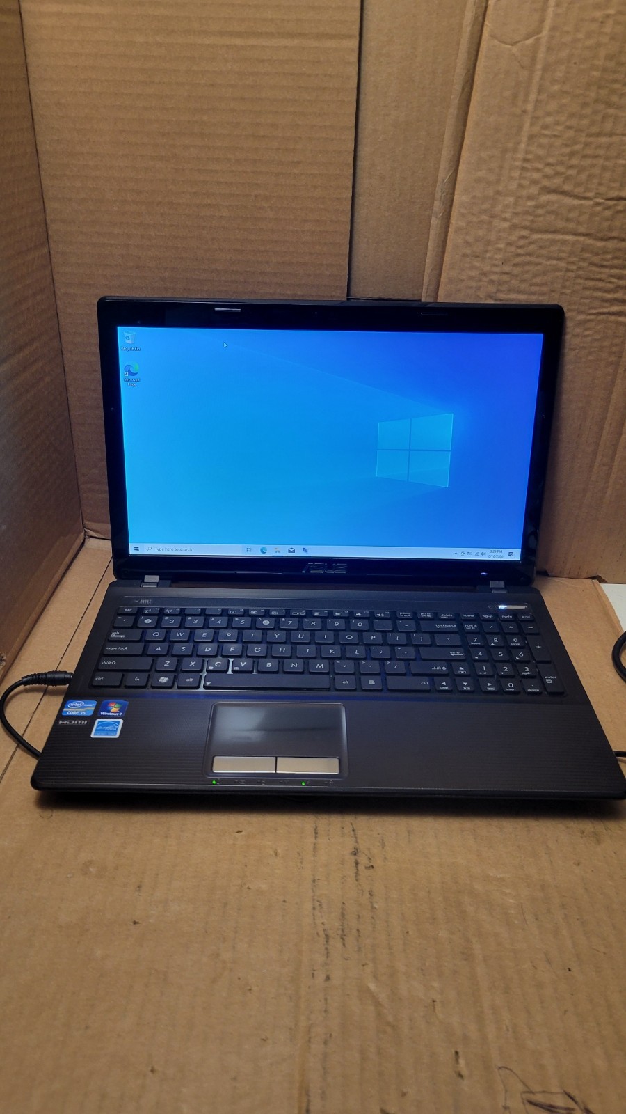 Asus K53E Laptop | Intel Core i5-2450M 2.5GHz | 4GB Ram | 500GB HDD | Win 10