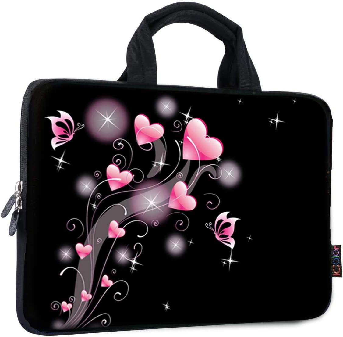 Laptop Sleeve Case for 14-15.6 inch Chromebooks, Soft Neoprene Bag with Handle,