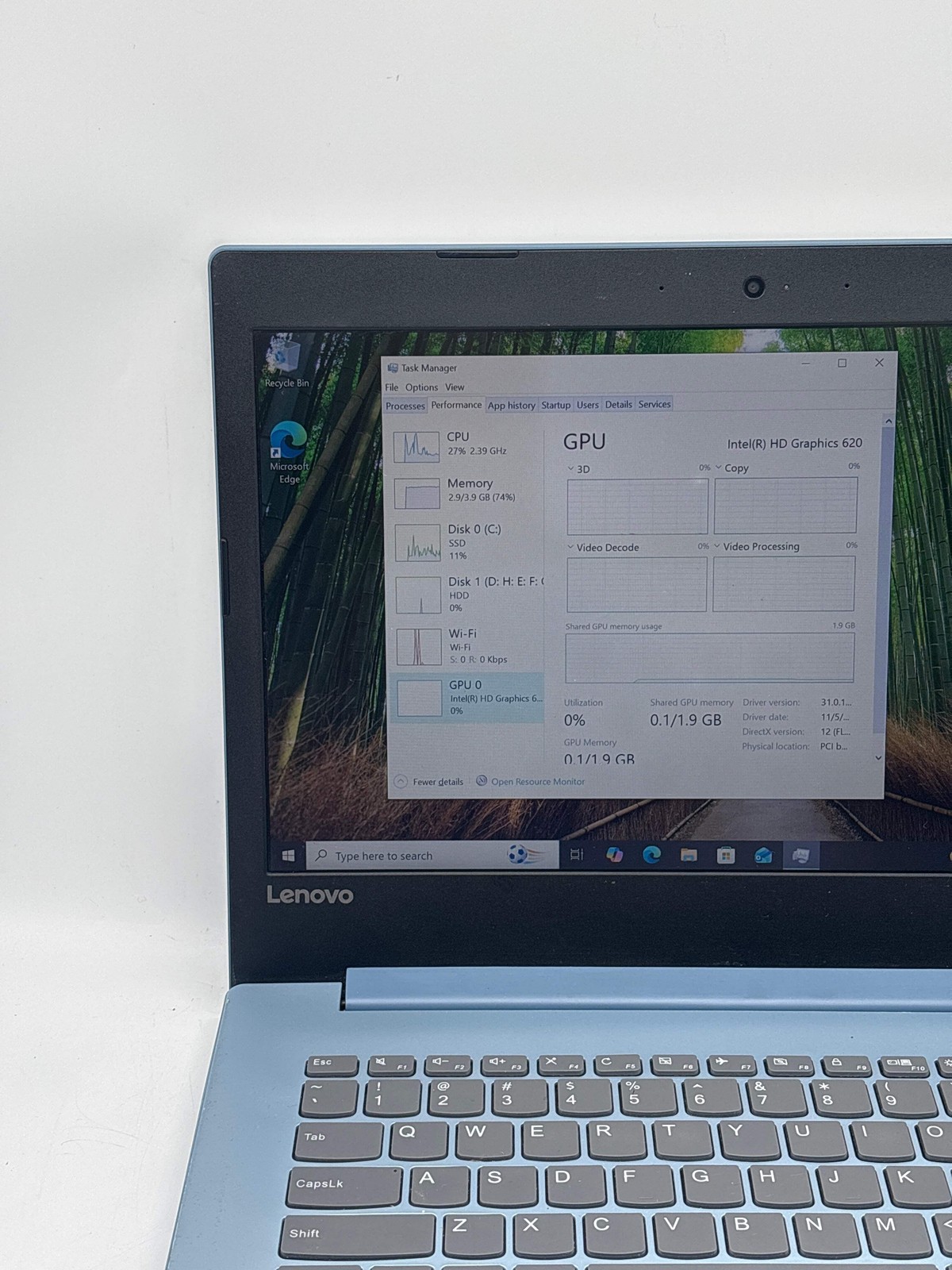 Lenovo IdeaPad 320 14″ i3-7100U 4GB RAM 128GB SSD 2TB HDD – For Parts