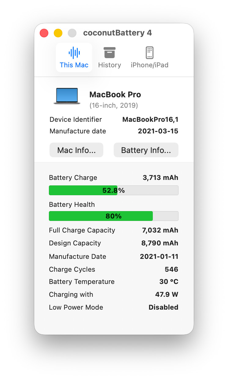 Apple MacBook Pro A2141 16″ AMD Radeon Pro 5500M 2.3GHz Intel i9-9880H 32GB 1TB