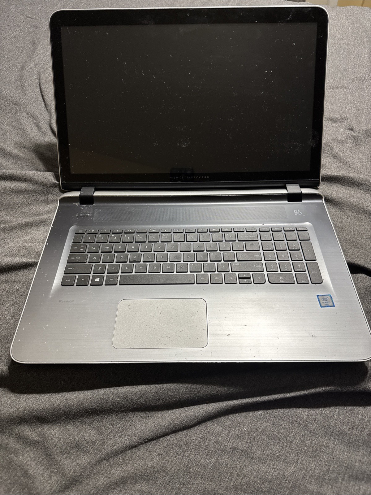 HP Pavilion 17-G192NR Intel 17″ Laptop 8GB No Charger/HD Does Not Post