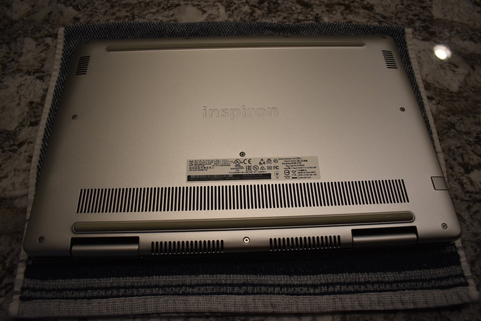 Dell Inspiron 7570 P70F Intel i7-8550U 16GB RAM 512GB SSD Touch Screen Laptop