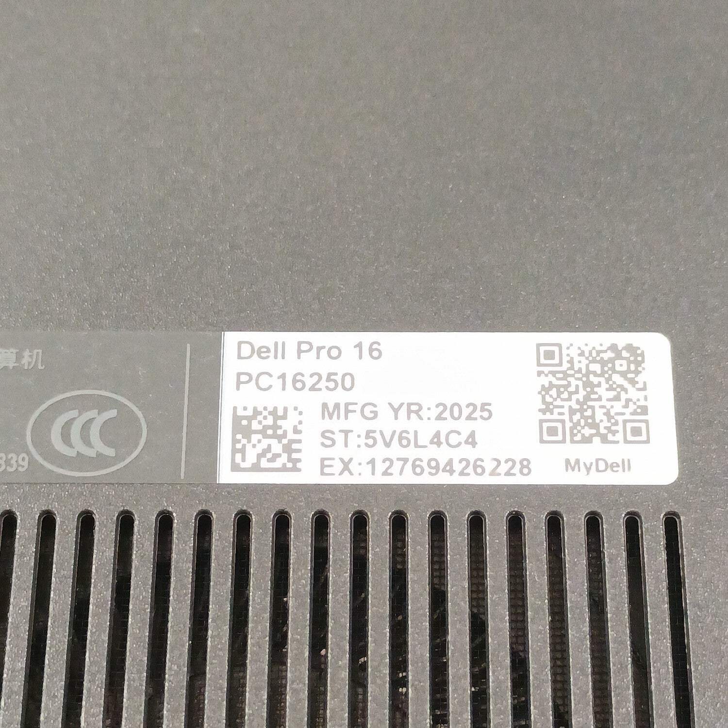 Dell Pro 16 PC16250 16″ Core 3 100U 1.2GHz 8GB RAM 256GB SSD