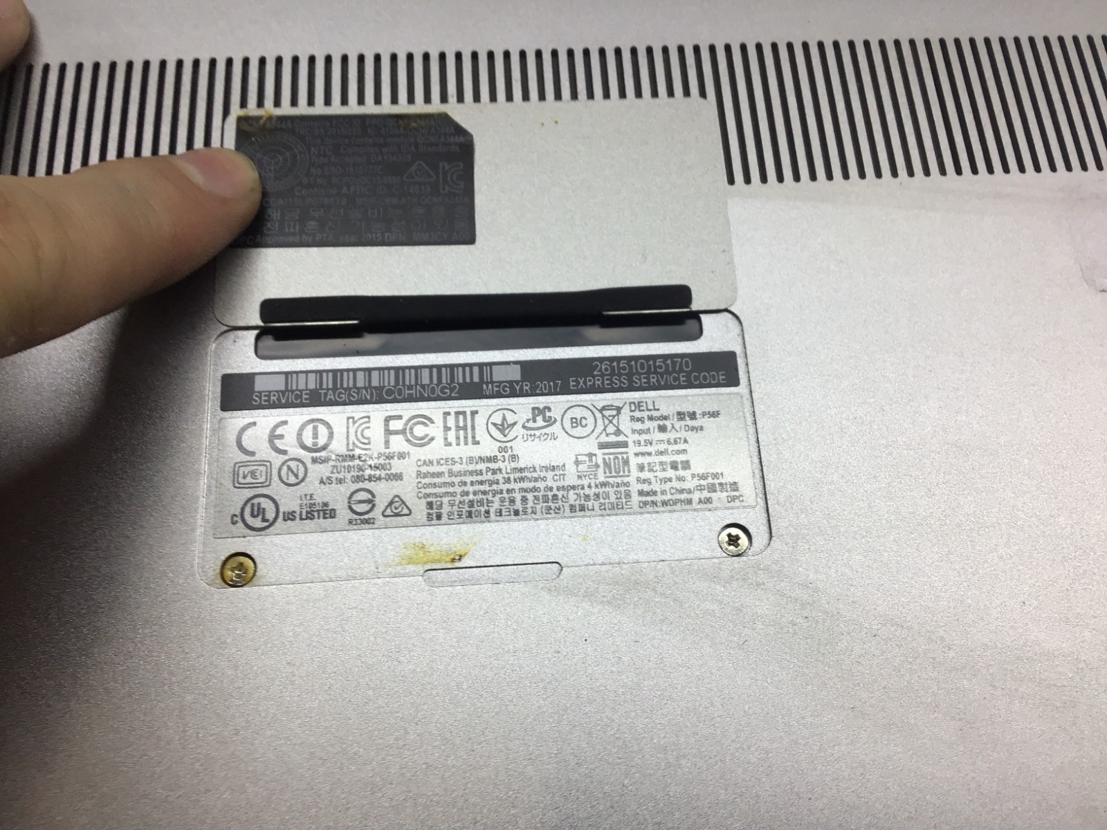 Dell Precision 5510 Intel Core i5-6th Gen NO HDD