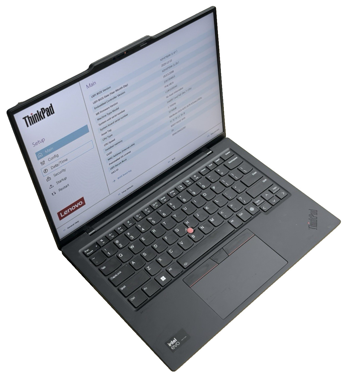 Lenovo Laptop ThinkPad X1 Carbon Gen 12 14″ Intel Core Ultra 7 155U 32gb 512gb