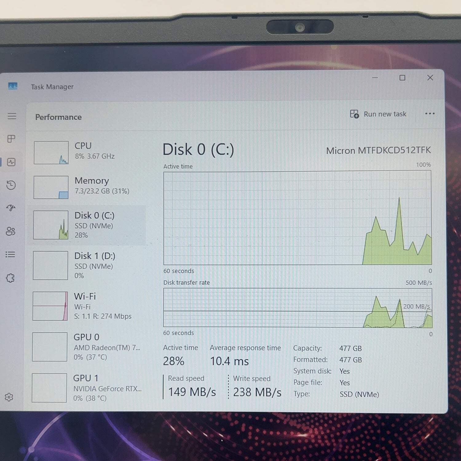 Lenovo LOQ 15 15.6″ Ryzen 7 7840HS 3.8GHz 24GB RAM 1.5TB SSD GeForce RTX 4050