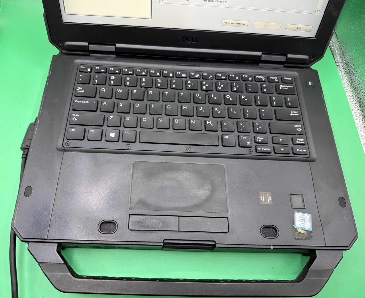 Dell Latitude 5424 Rugged i7-8650U 16GB RAM No SSD No Battery Laptop