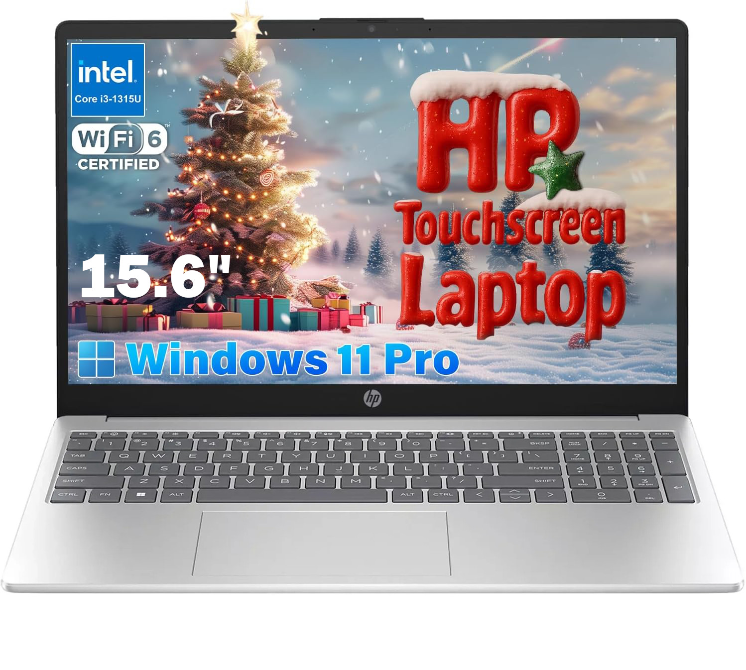 HP 15.6″ Touch Laptop, Intel Core i3, 16GB RAM + 512GB SSD, Windows 11 Pro