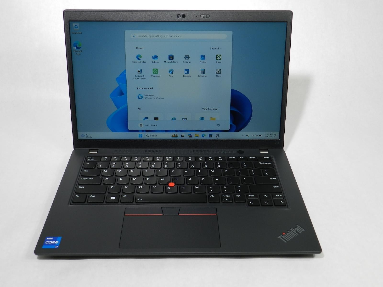 LENOVO THINKPAD L14 GEN 3 | i7-1260P | 512GB SSD | 16GB | B+ | WINDOWS 11 PRO