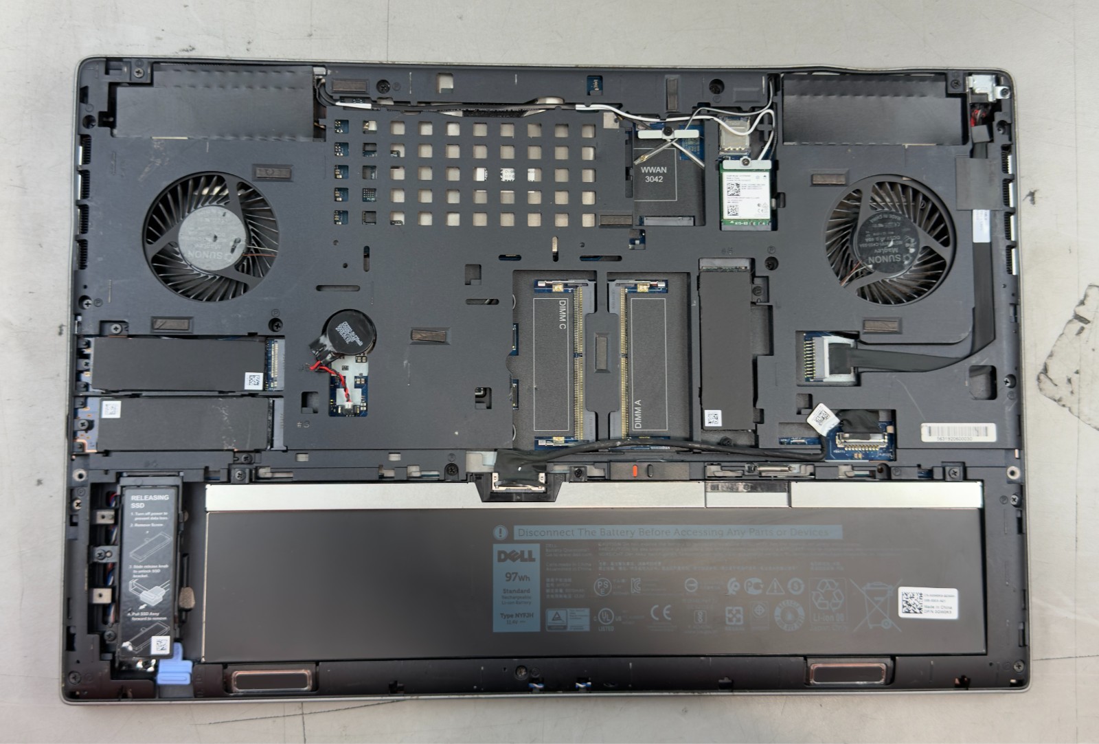 (Lot of 3) Dell Precision 7740 i9-9980HK RTX 3000 / NO SSD -RL6134