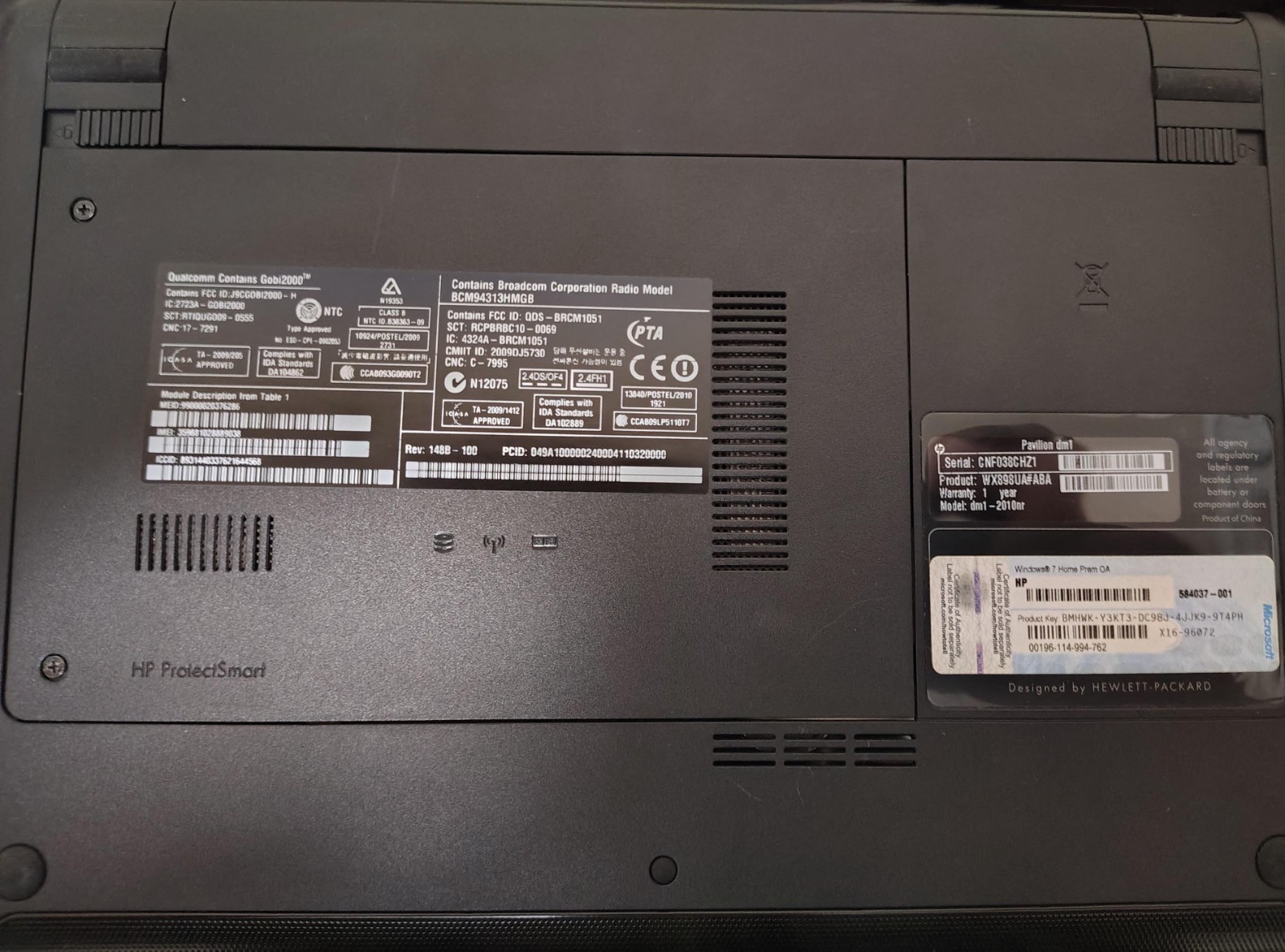 HP Mini Laptop Model WX898UA 1TB SSD 5GB ram Win.10 also Office 2024 activated