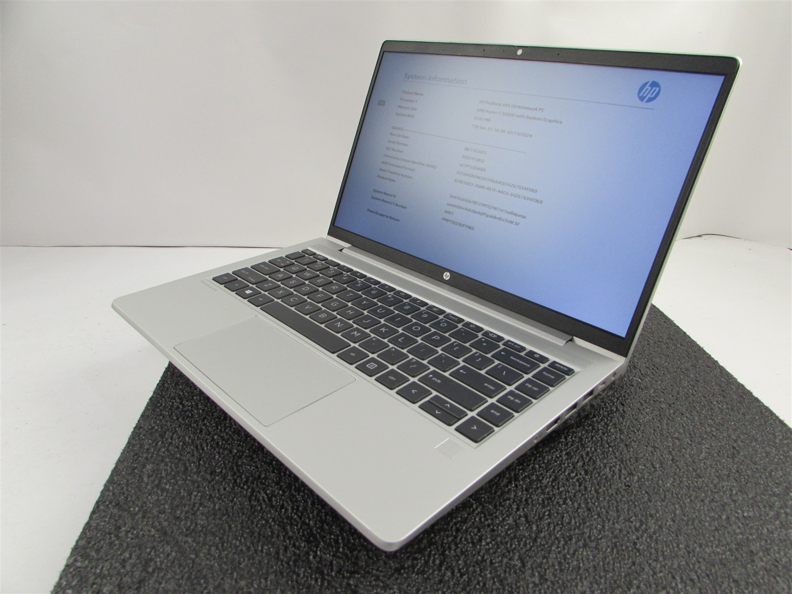 HP PROBOOK 445 (G8) FHD AMD RYZEN 5 5600U 512GB SSD 8GB RAM AMD GPU WIN 11 PRO