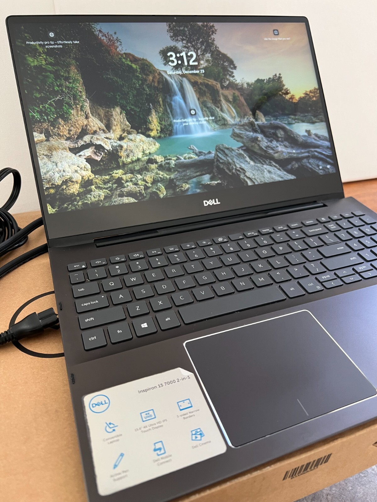 Dell i7 Inspiron 7590 2in1 4K HD Touchscreen Laptop 16GB 512GB SSD NVIDIA MX250