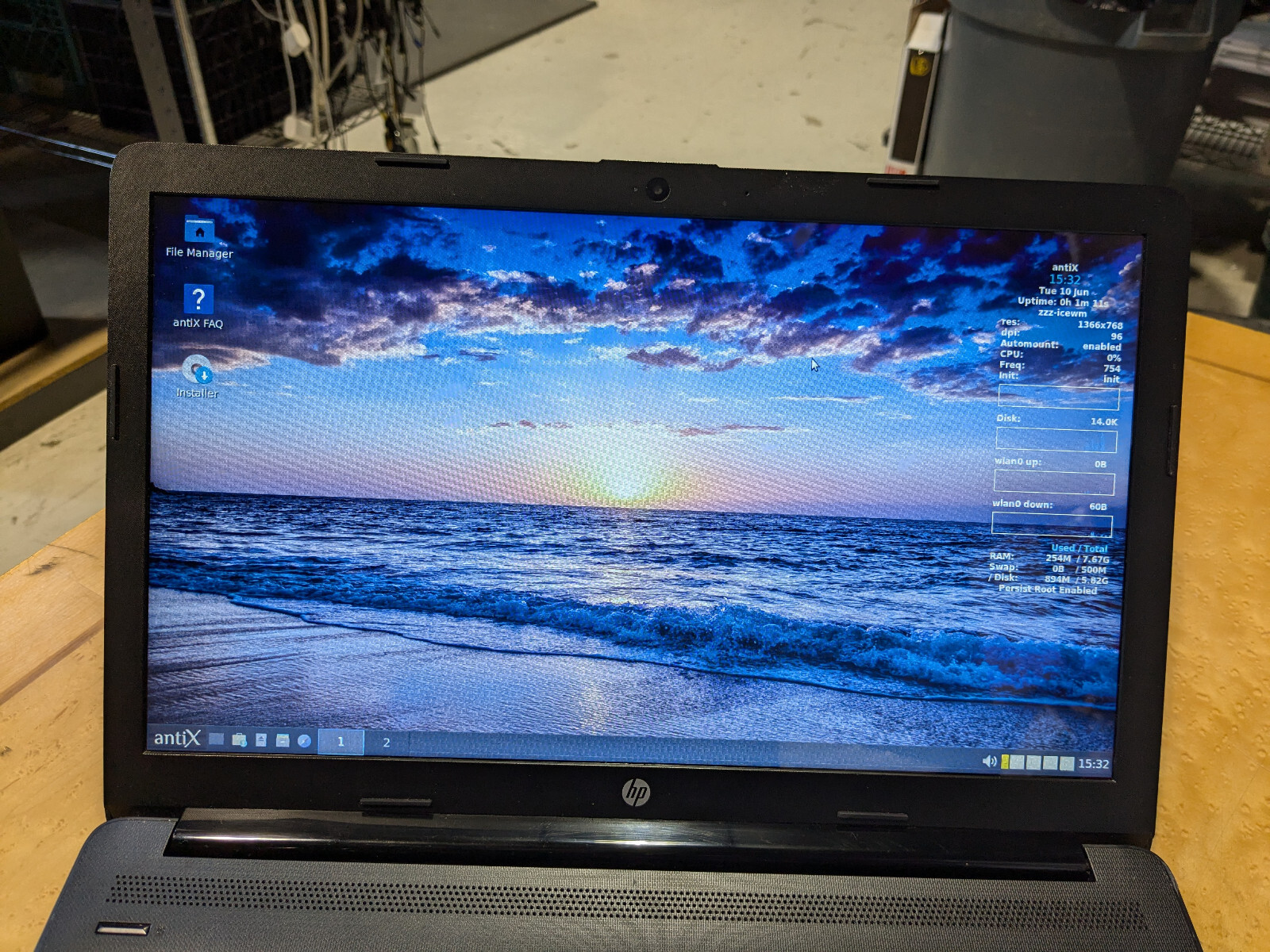HP 15t-da000 15″ Touchscreen Core I7-8550U 1.8Ghz 8GB RAM 256GB SSD No OS