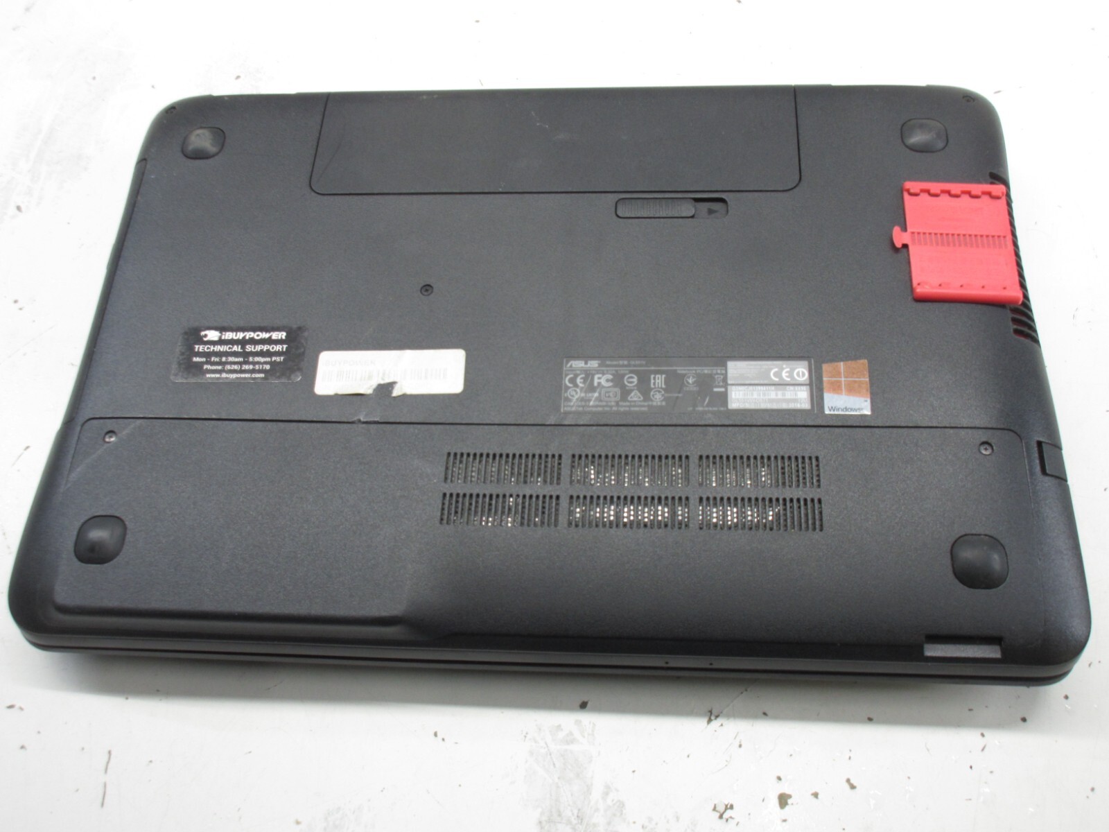 ASUS ROG GL551V Intel Core i7-6700HQ 2.60GHz 16GB NO HDD No Batt Nvidia GTX
