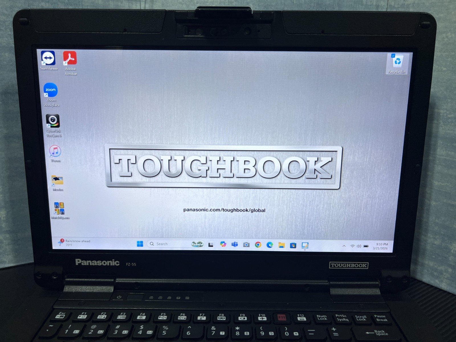 FZ-55C0601VM i5-8365U, 16GB Mem, 512GB SSD OPAL,HDMI, GPS,Touch, Win11 Pro 25H2