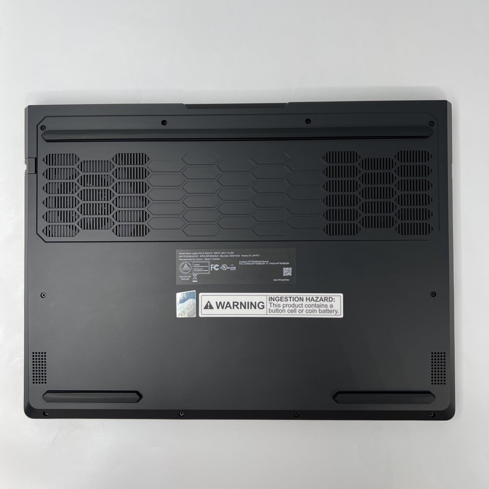 Lenovo Legion Pro 5 16IAX10H 16″ Ultra 9 275HX 32GB 1TB SSD RTX 5070 – Used