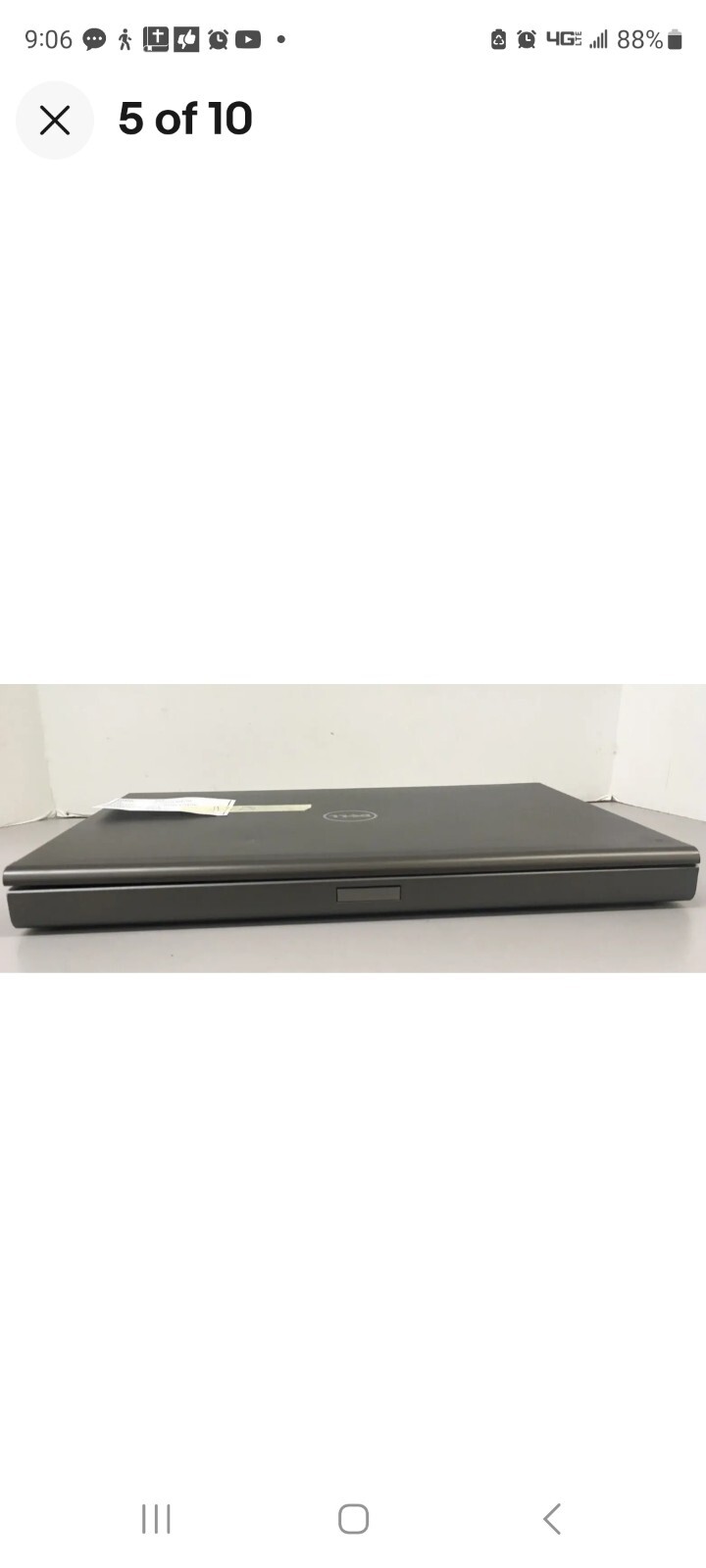 Dell Precision M4700 Used For Parts/Repair i7-3740QM 3.70 GHz 16GB 15.6 No Ram