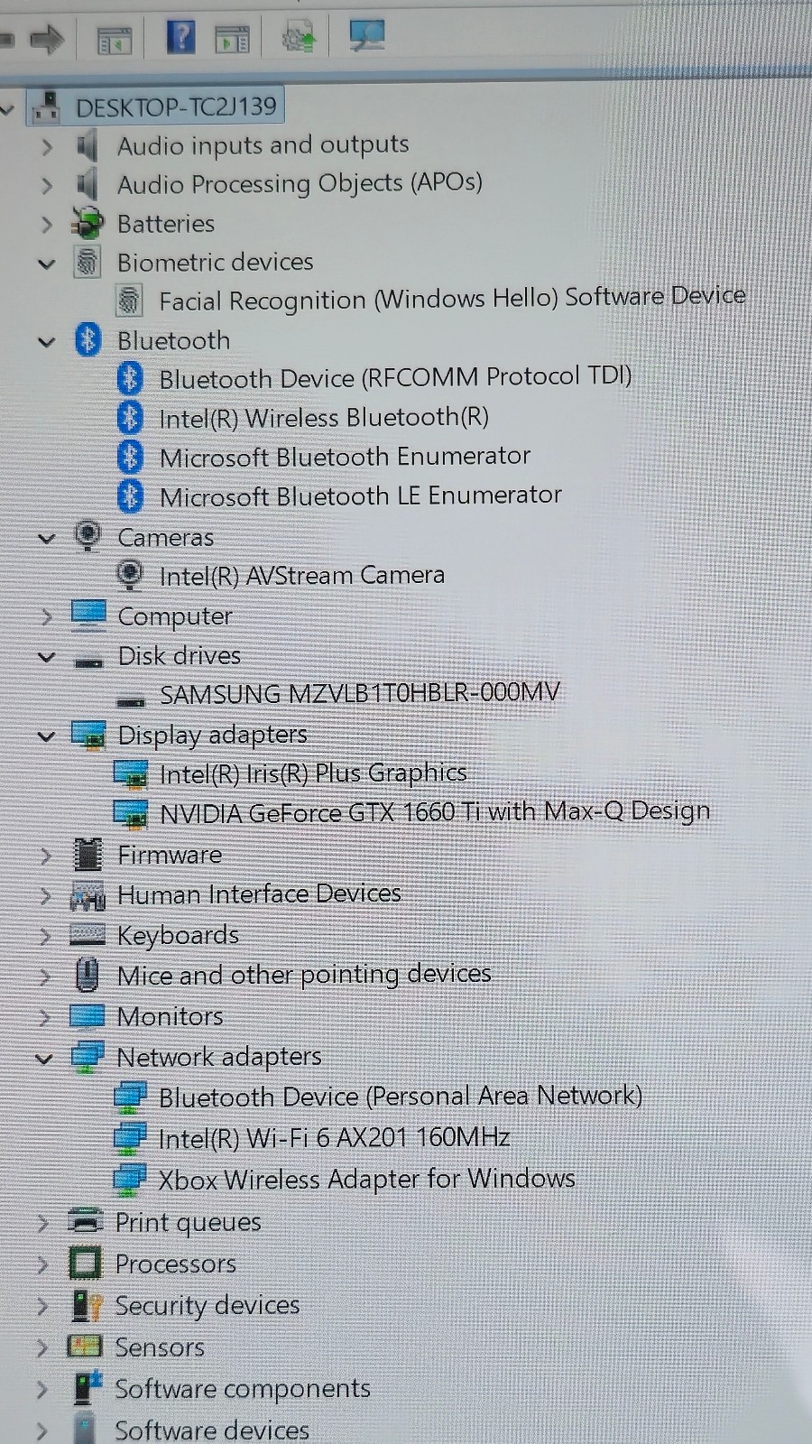 Surface Book 3 15″ (1899) i7-1065G7 32GB RAM 1TB SSD GTX 1660 GPU 6GB GDDR6