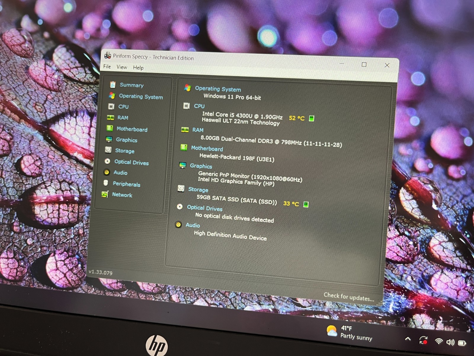 HP Elitebook 840 G1 Laptop – i5-4300U, 64gb SSD, 8gb RAM