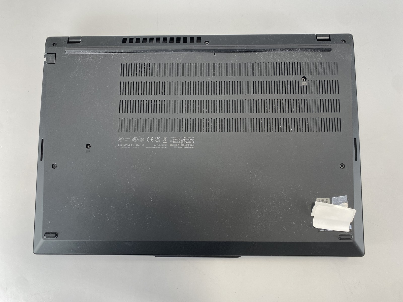Lenovo Laptop ThinkPad T16 Gen 4 16″ Intel Core Ultra 7 255U 1TB- Black