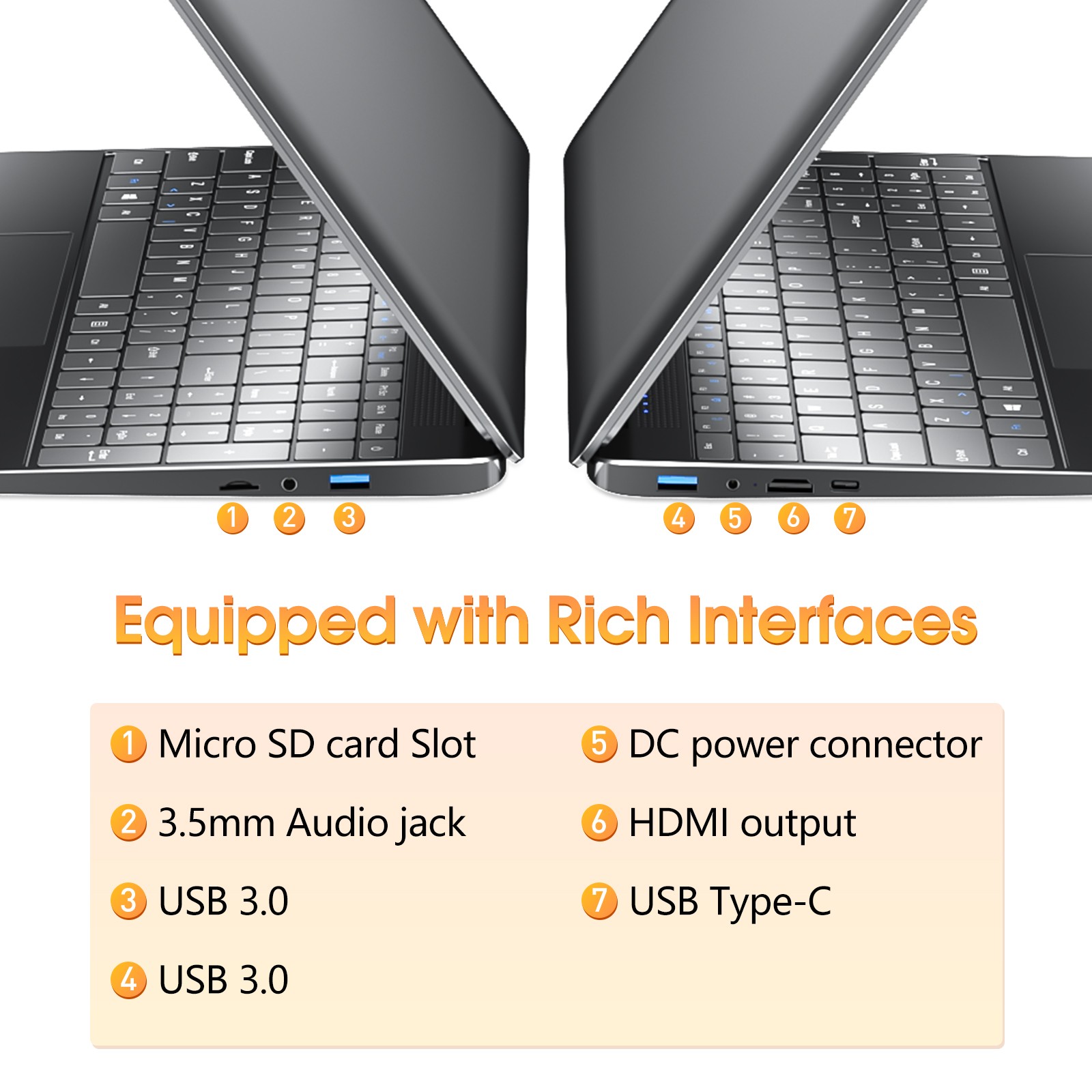 NEW SGIN 15.6″ FHD Laptop Intel i3-5005U 8GB RAM 512GB SSD 7000mAh Windows 11