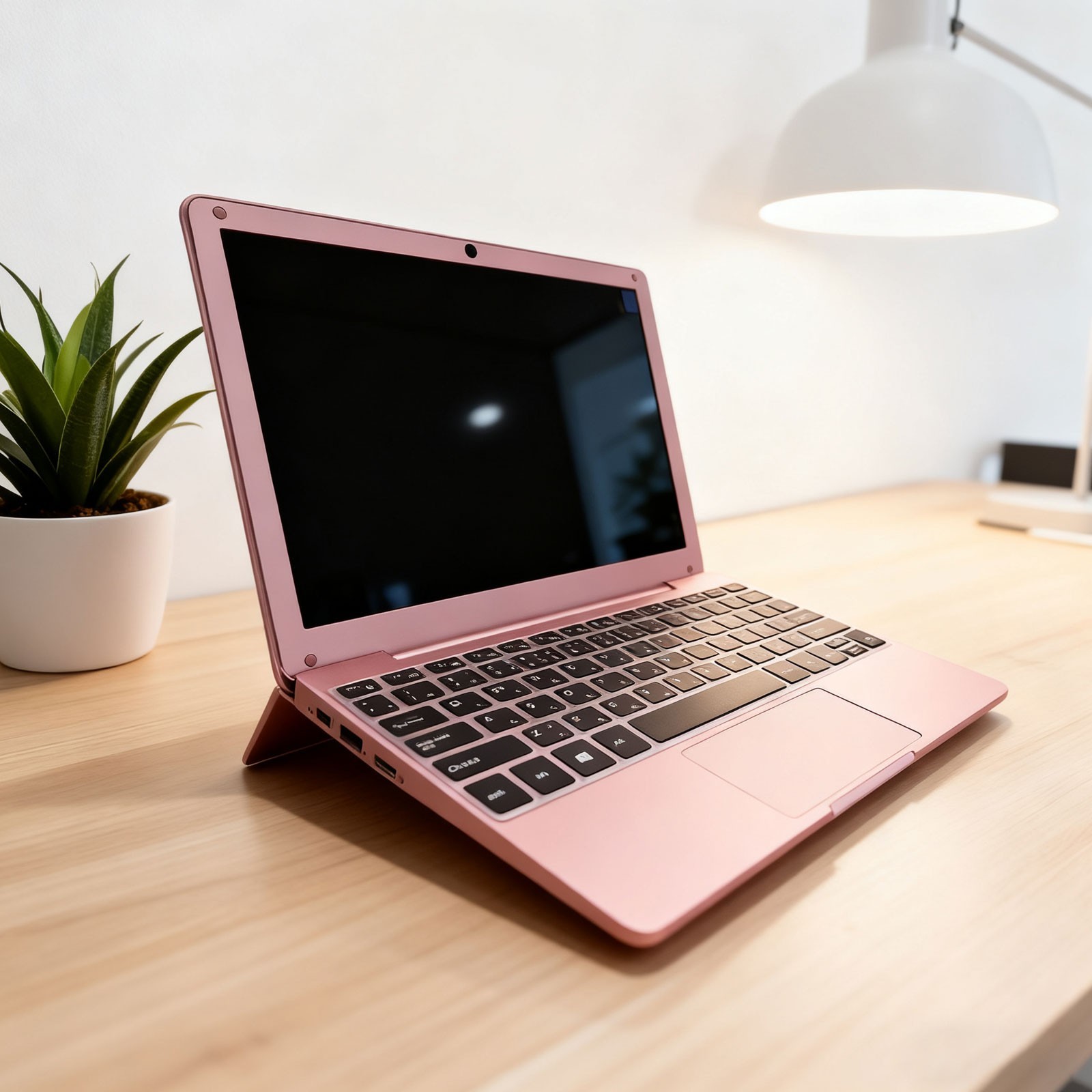 Windows 11 Laptop 10in Quad Core Notebook 8G+128G With Bluetooth WiFi Pinkz5