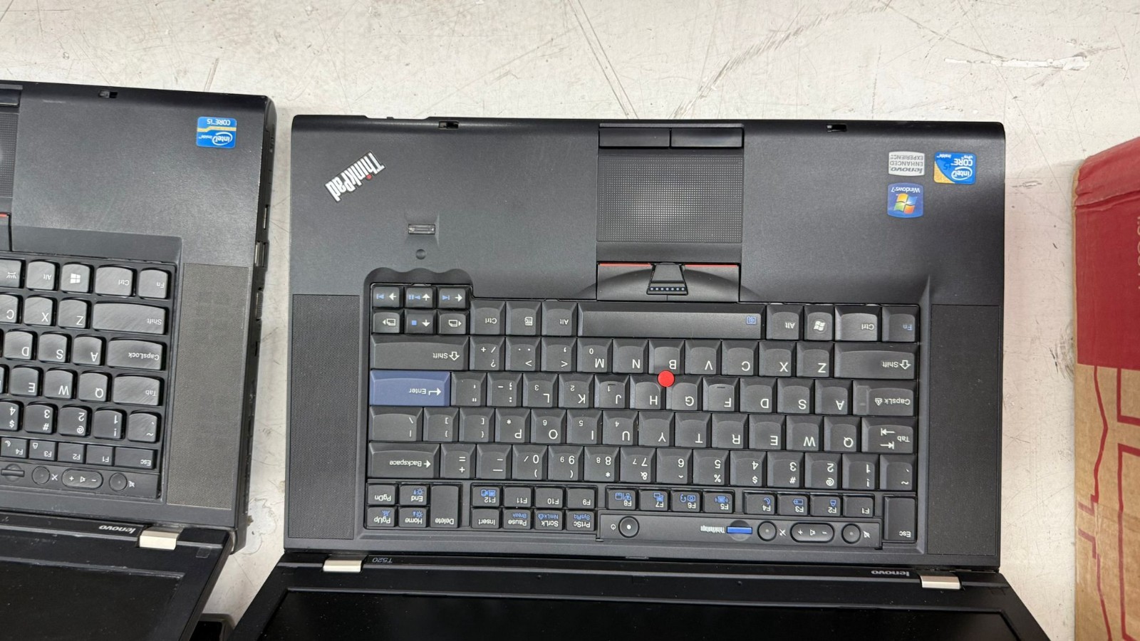 Lot of 6 LENOVO THINKPAD T530 & T520 Core i5 8GB RAM NO SSD Boots to Bios