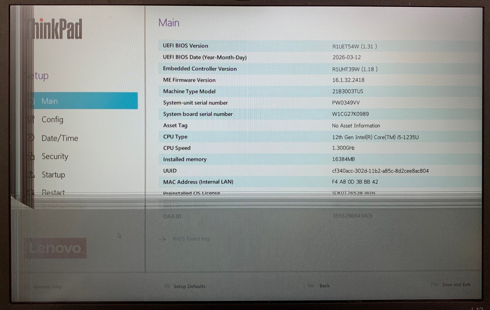 Lenovo ThinkPad L13 Gen 3 14″ Laptop i5-1235U 16GB, No Storage, Remote Managed