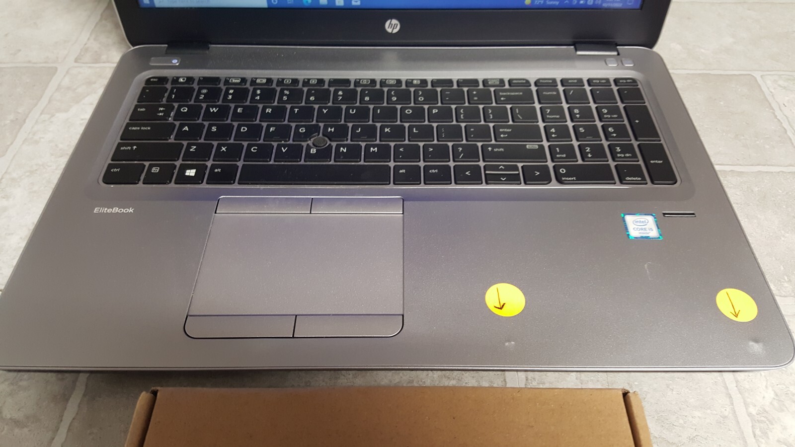 HP EliteBook 850 G3 Core i5-6200U 2.3 GHz 16 GB 256 GB SSD Windows 10 Pro Laptop
