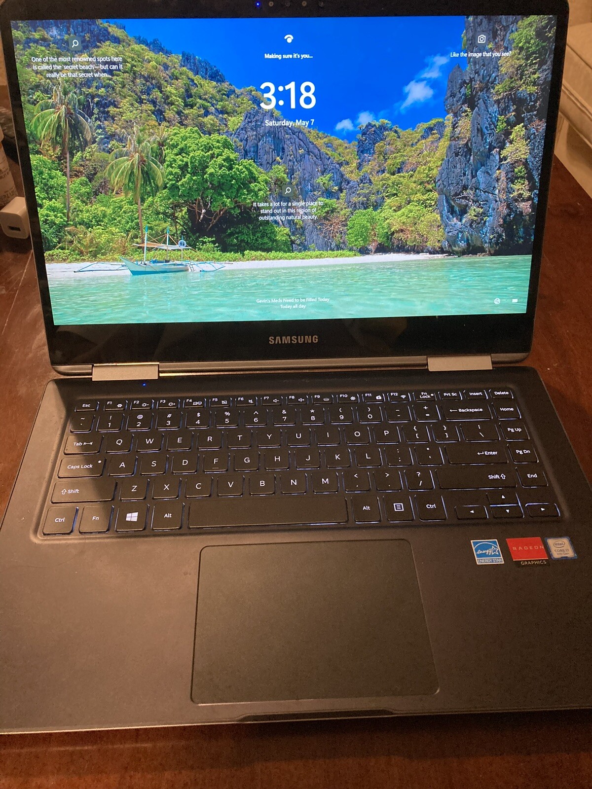 Samsung Notebook 9 Pro 15 inch (256GB, Intel Core i7 8th Gen., 4.00GHz, 16GB)…