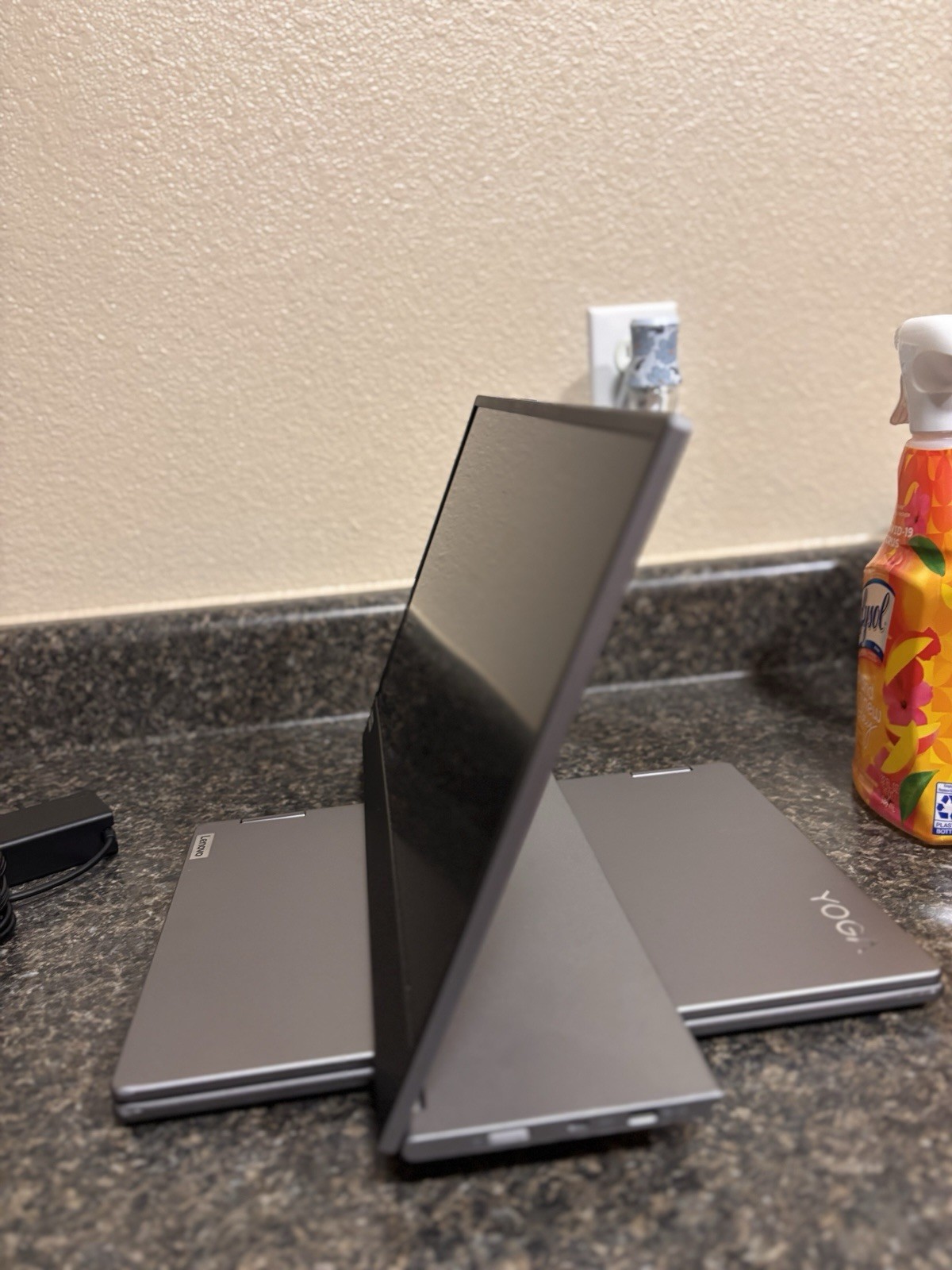 Lenovo Laptop, monitor, And Pen Set Up