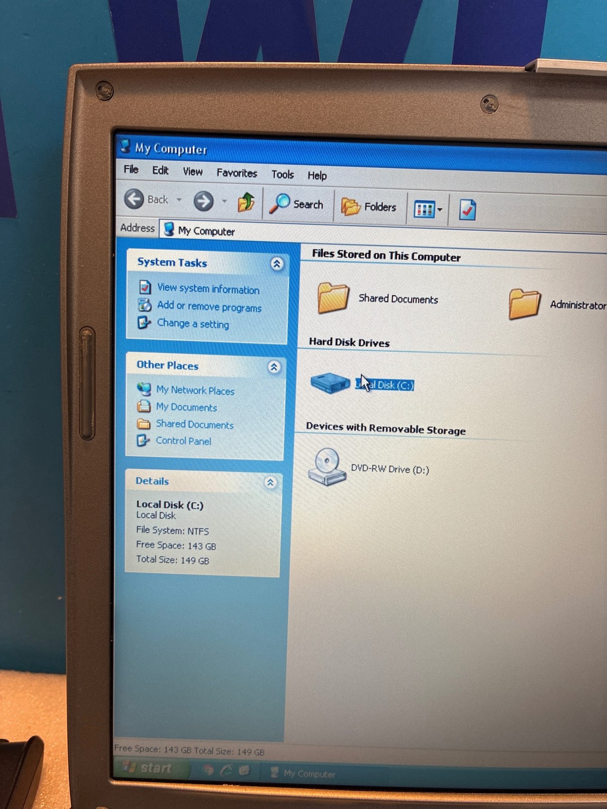 🔥 Dell Latitude D610 Laptop Intel Pentium M 2GHz 2GB RAM 160GB HDD Win XP