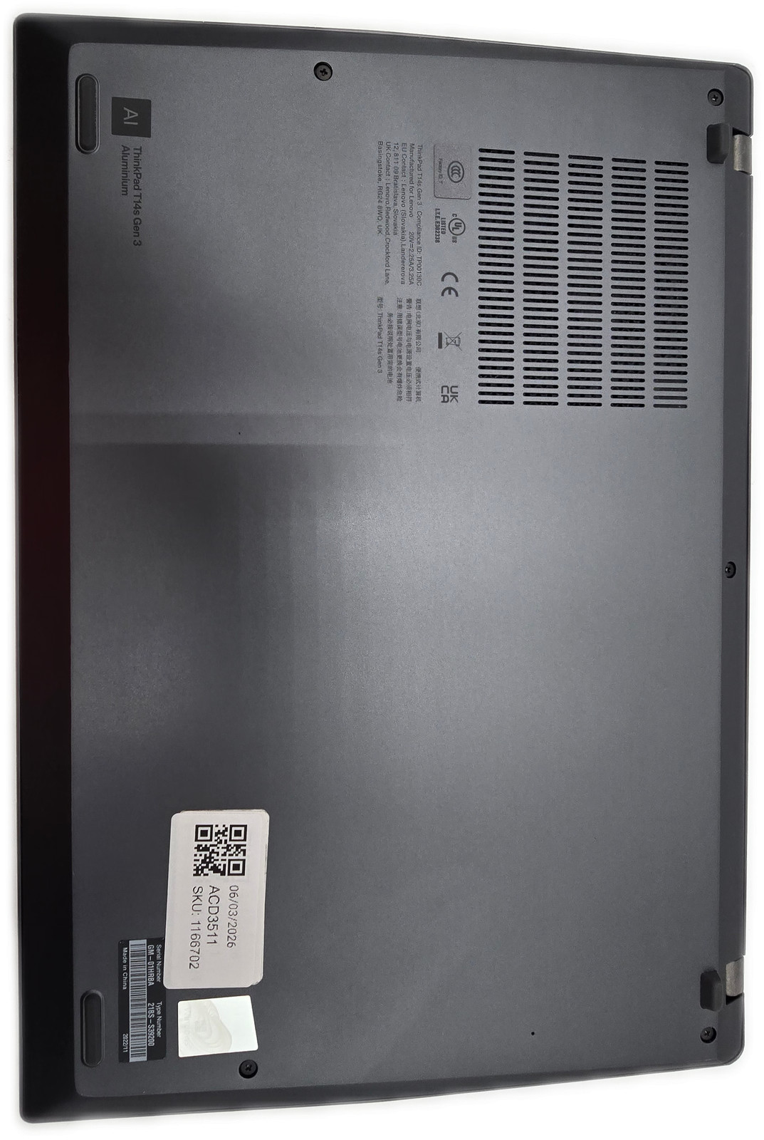 Lenovo ThinkPad T14s Gen 3 i7-12th Gen 32GB 512GB SSD Windows 11 Pro
