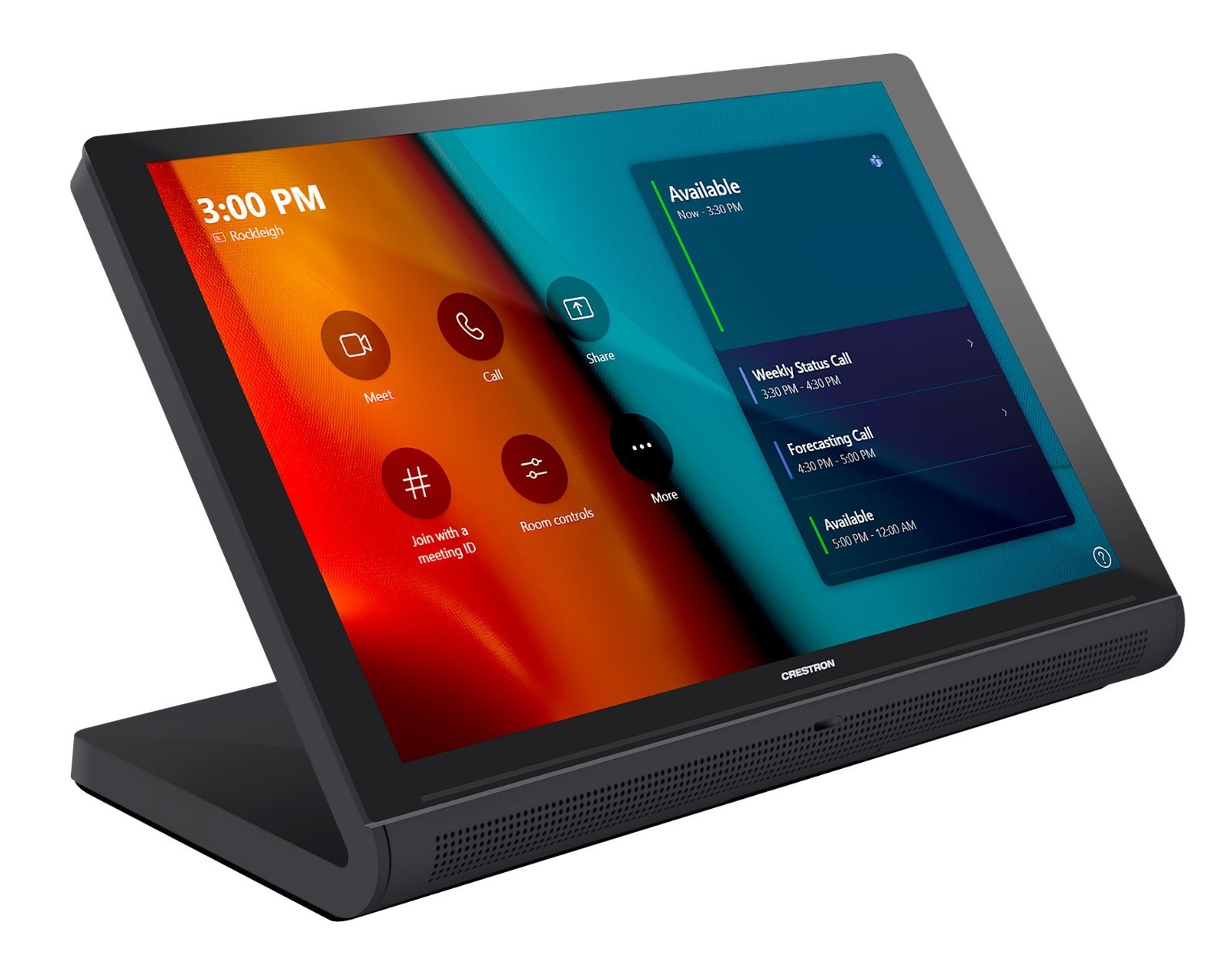 Crestron TS-1070-B-S-T-V Tabletop Touch Screen 10″ – Black – Excellent CONDITION