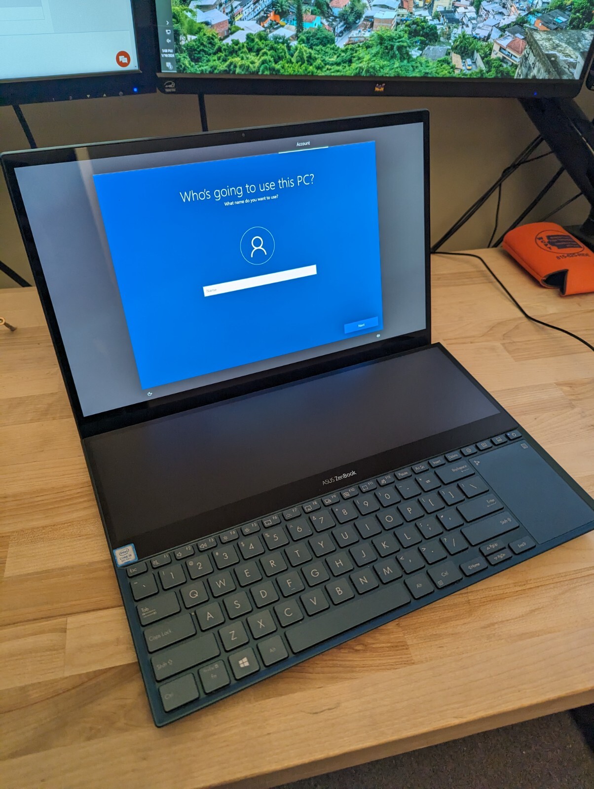 ASUS ZenBook Pro Duo 15.6″ OLED 4K Dual Touchscreen i9 32gb Ram 1TB SSD Blue