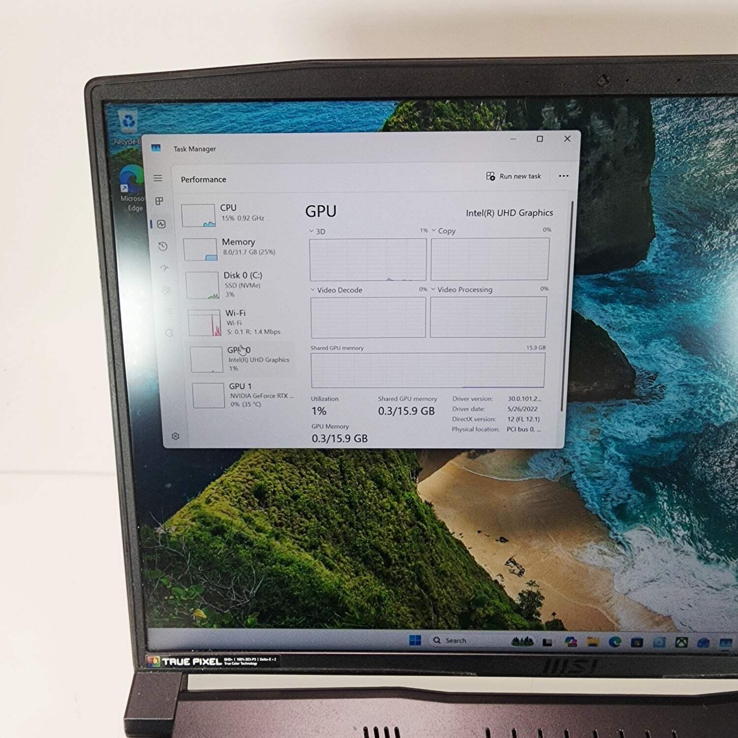 MSI Creator M16 16″ i7-1180H 2.3GHz 32GB RAM 1TB SSD GeForce RTX 3050