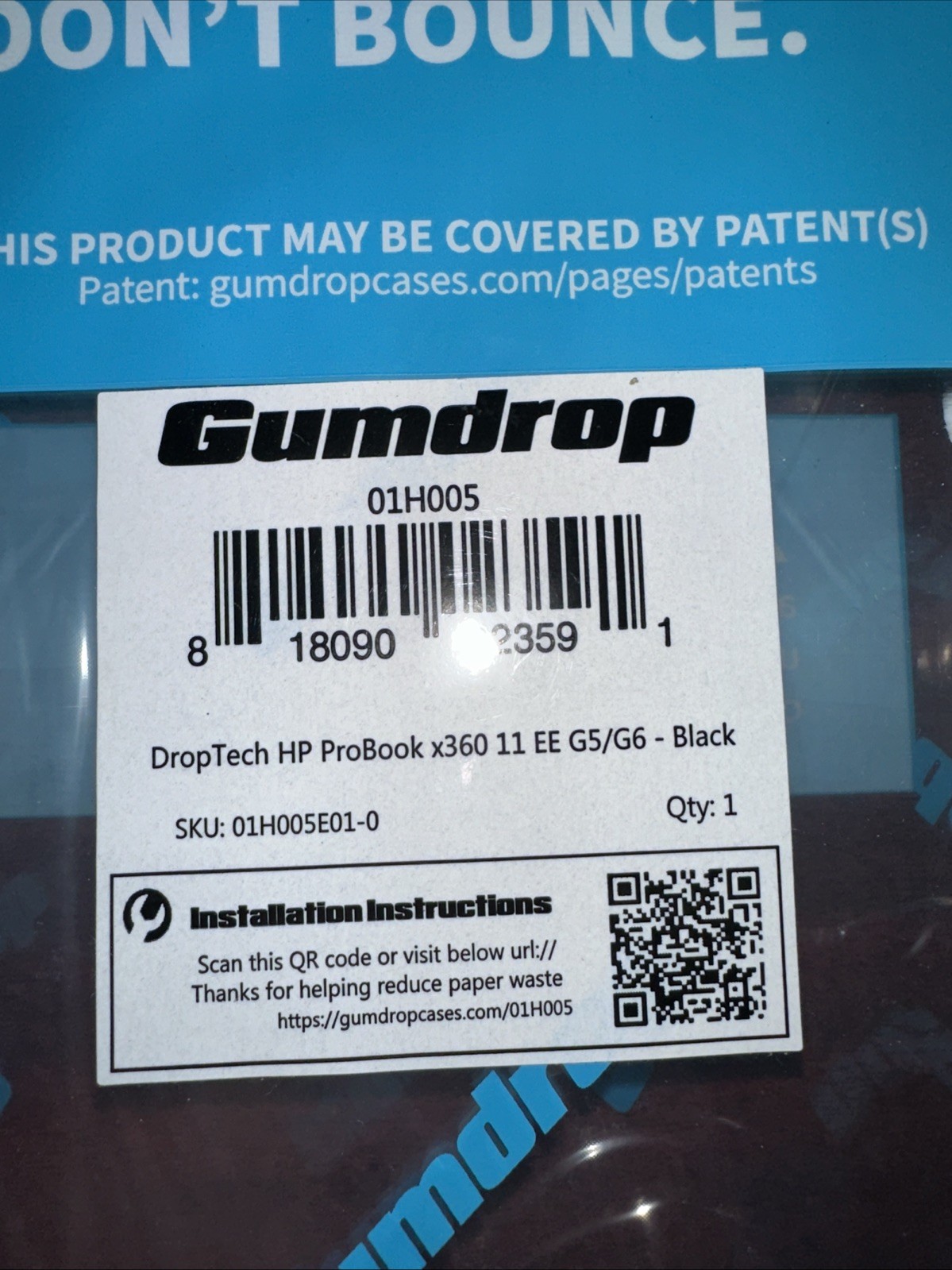 Gumdrop DropTech rugged case for HP ProBook x360 11 G5/G6/G7 EE