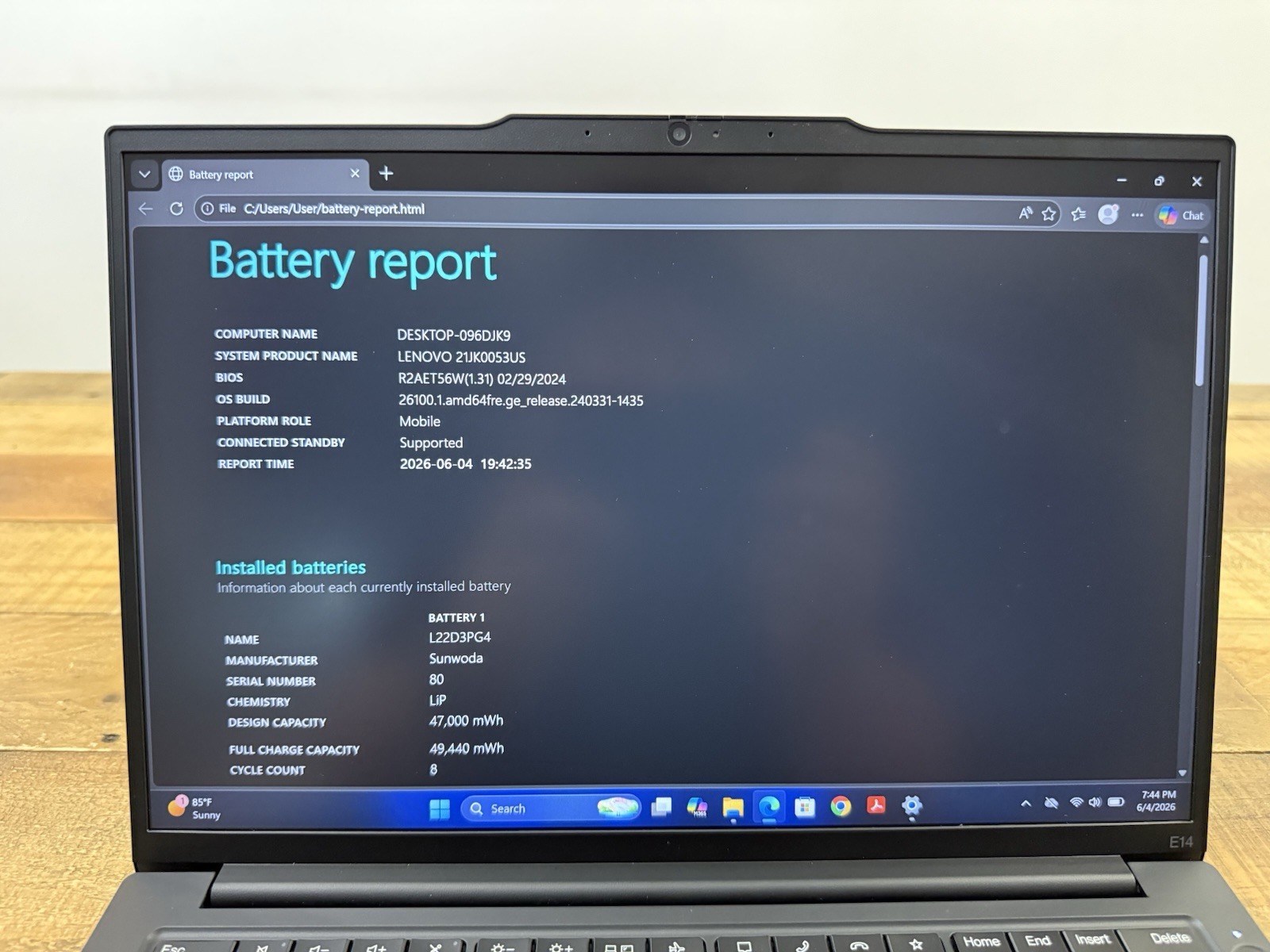 Lenovo ThinkPad E14 Gen 5 TOUCH FHD IPS i7-1355U 16GB RAM 512GB SSD Win 11 Pro