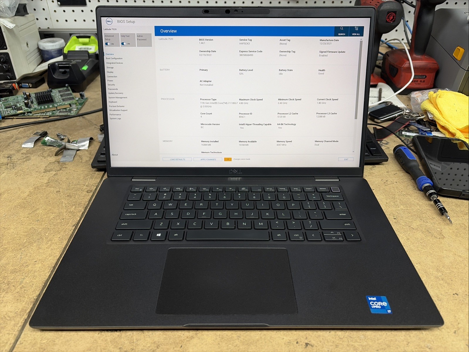 Dell Latitude 7520 15.6″ i7-1185G7 3.0GHz 16GB RAM 512GB SSD