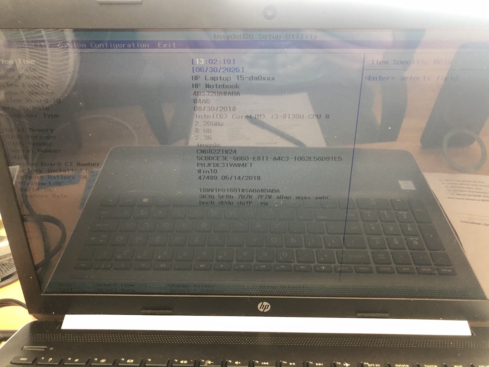 HP 15-da0012dx 15.6″ Laptop w/ i3-8130U 2.2GHz CPU 8GB RAM 128GB SSD WIN 11
