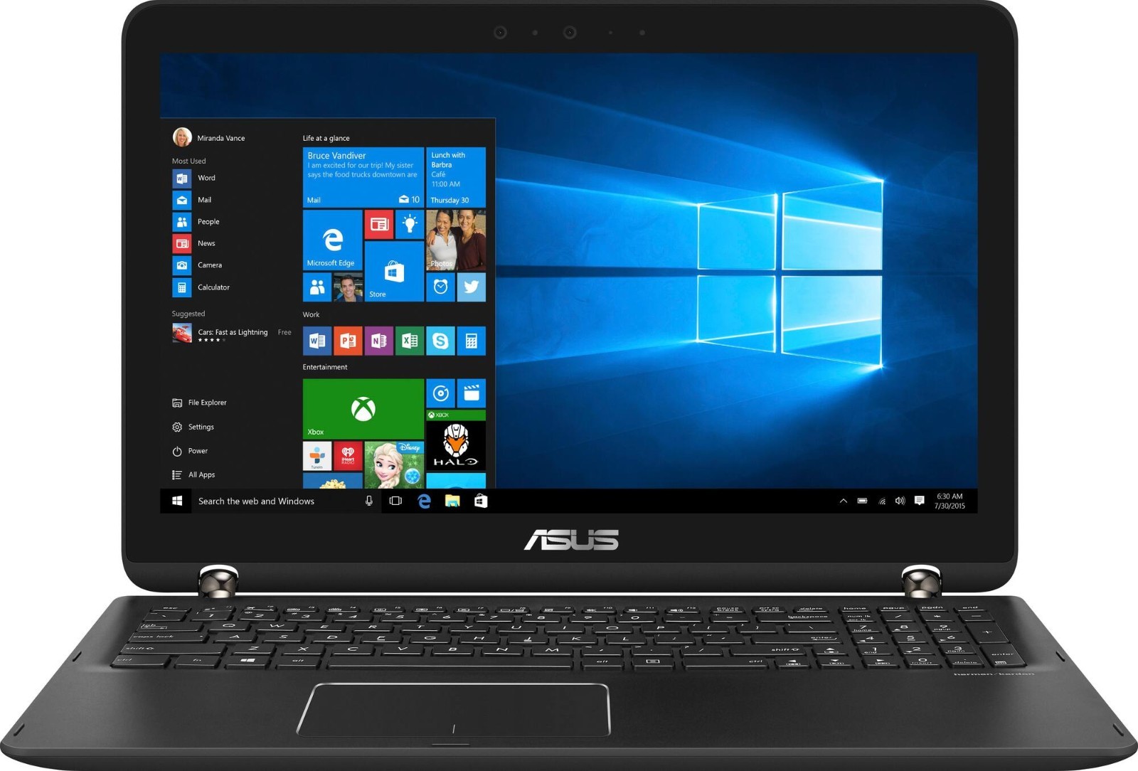ASUS 15.6in Gaming Touch Laptop i7 3.5Ghz 16GB 512GB SSD Backlit WIN 11