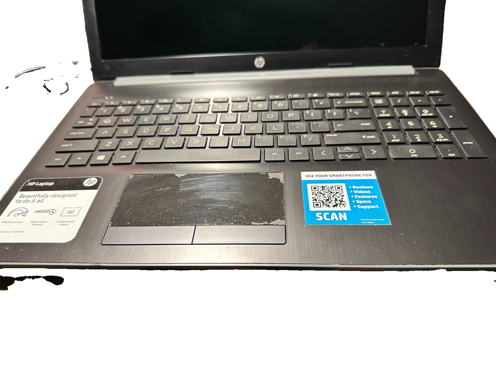 HP Notebook 15-DB0091NR 15.6″ 250GB AMD Radeon R2 1.50GHz Dual-Core with 4GB RAM